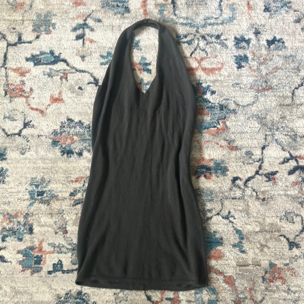 Rick Owens cashmere halter dress